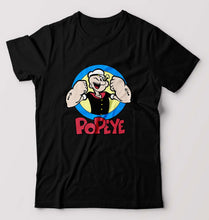Load image into Gallery viewer, Popeye T-Shirt for Men-Black-Ektarfa.online
