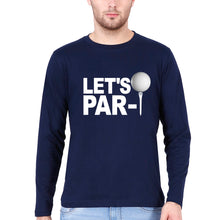 Load image into Gallery viewer, Golf Full Sleeves T-Shirt for Men-Navy Blue-Ektarfa.online
