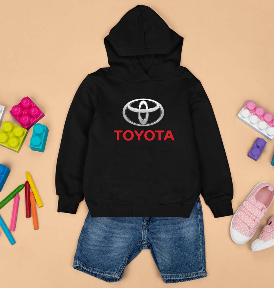 Toyota Kids Hoodie for Boy/Girl-Black-Ektarfa.online