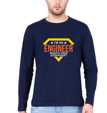 Load image into Gallery viewer, Engineer Full Sleeves T-Shirt for Men-Navy Blue-Ektarfa.online
