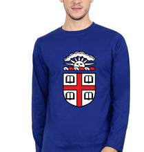 Load image into Gallery viewer, Brown University Full Sleeves T-Shirt for Men-Royal Blue-Ektarfa.online

