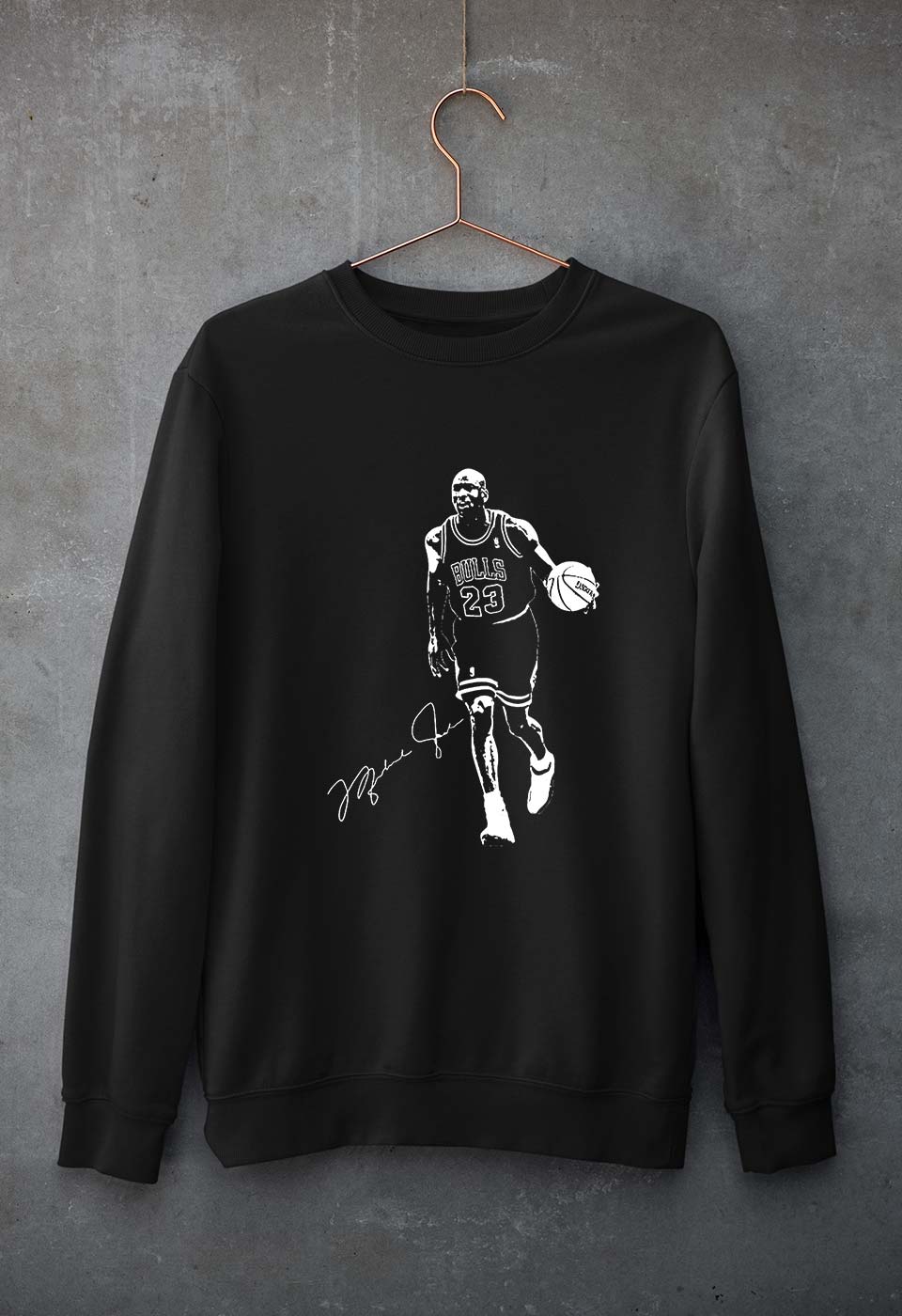 Michael Jordan Unisex Sweatshirt for Men/Women-Black-Ektarfa.online