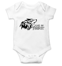 Load image into Gallery viewer, GOT Game Of Thrones Winter Coming Kids Romper For Baby Boy/Girl-0-5 Months(18 Inches)-White-Ektarfa.online
