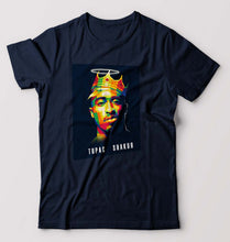 Load image into Gallery viewer, 2Pac Tupac T-Shirt for Men-Navy Blue-Ektarfa.online

