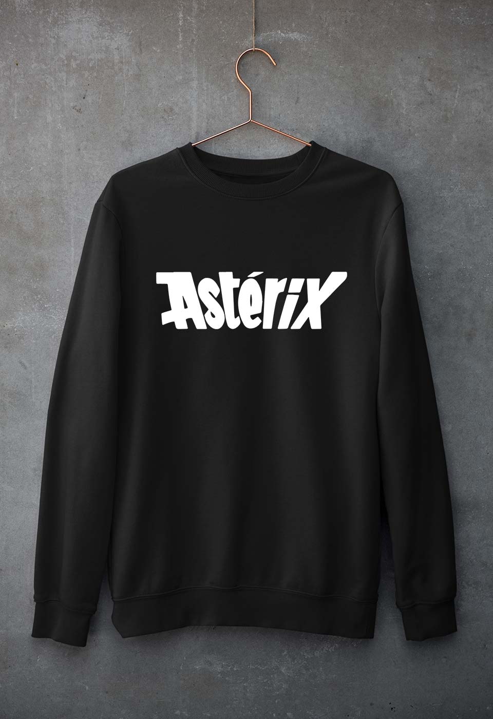 Asterix Unisex Sweatshirt for Men/Women-Black-Ektarfa.online