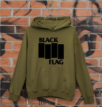 Load image into Gallery viewer, Black Flag Unisex Hoodie for Men/Women-S(40 Inches)-Olive Green-Ektarfa.online
