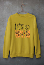 Load image into Gallery viewer, Lets Go Wild Unisex Sweatshirt for Men/Women-Mustard Yellow-Ektarfa.online
