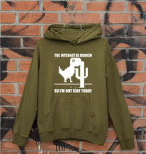 Load image into Gallery viewer, Internet Unisex Hoodie for Men/Women-Olive Green-Ektarfa.online
