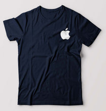 Load image into Gallery viewer, Apple T-Shirt for Men-S(38 Inches)-Navy Blue-Ektarfa.online
