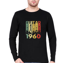 Load image into Gallery viewer, Guitar Full Sleeves T-Shirt for Men-Black-Ektarfa.online
