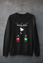 Load image into Gallery viewer, Thailand Calling Unisex Sweatshirt for Men/Women-Black-Ektarfa.online
