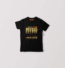 Load image into Gallery viewer, without music life would be a mistake Kids T-Shirt for Boy/Girl-Black-Ektarfa.online

