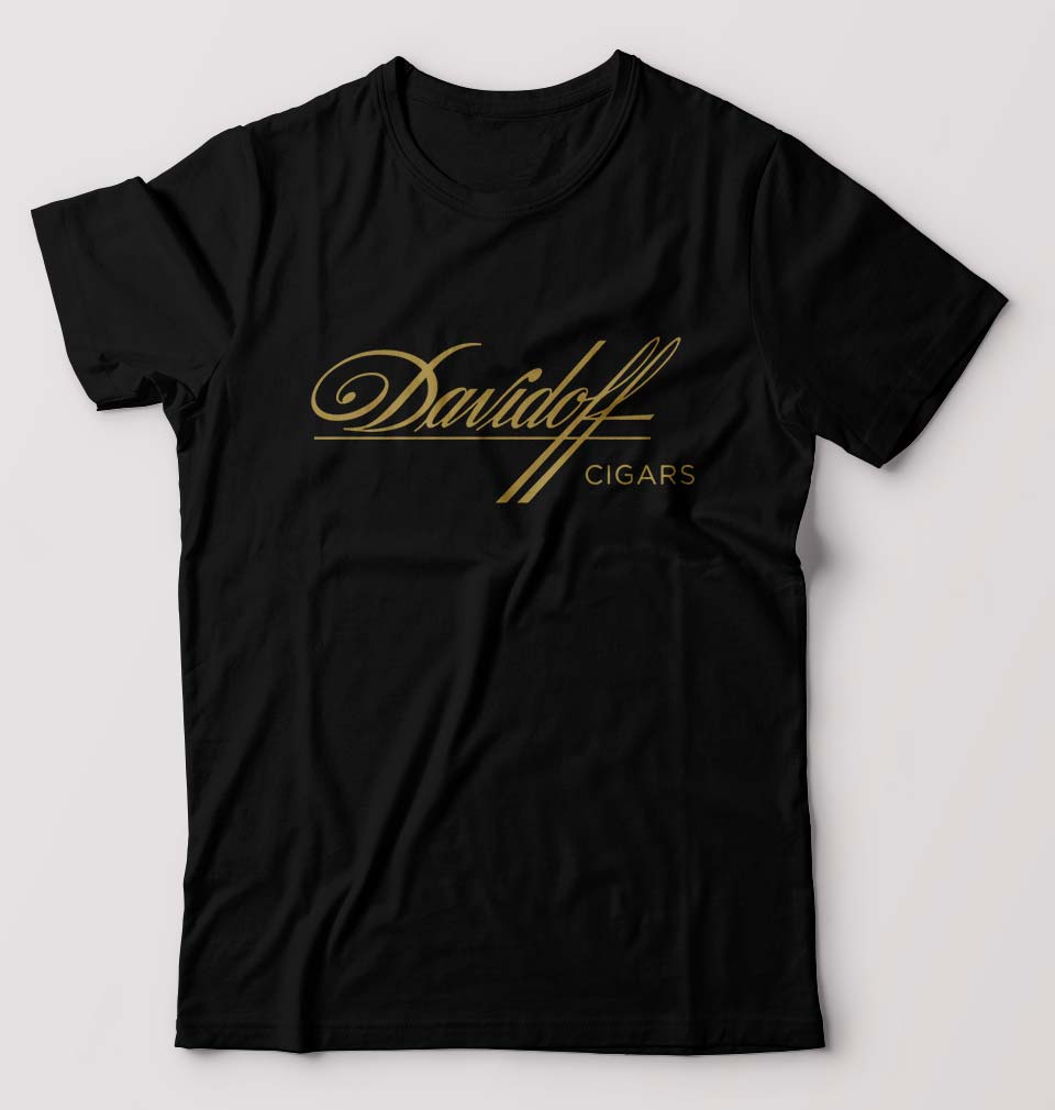 Davidoff Cigars T-Shirt for Men-Black-Ektarfa.online