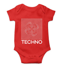 Load image into Gallery viewer, Techno Kids Romper For Baby Boy/Girl-0-5 Months(18 Inches)-Red-Ektarfa.online
