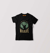 Load image into Gallery viewer, Deer Kids T-Shirt for Boy/Girl-Black-Ektarfa.online
