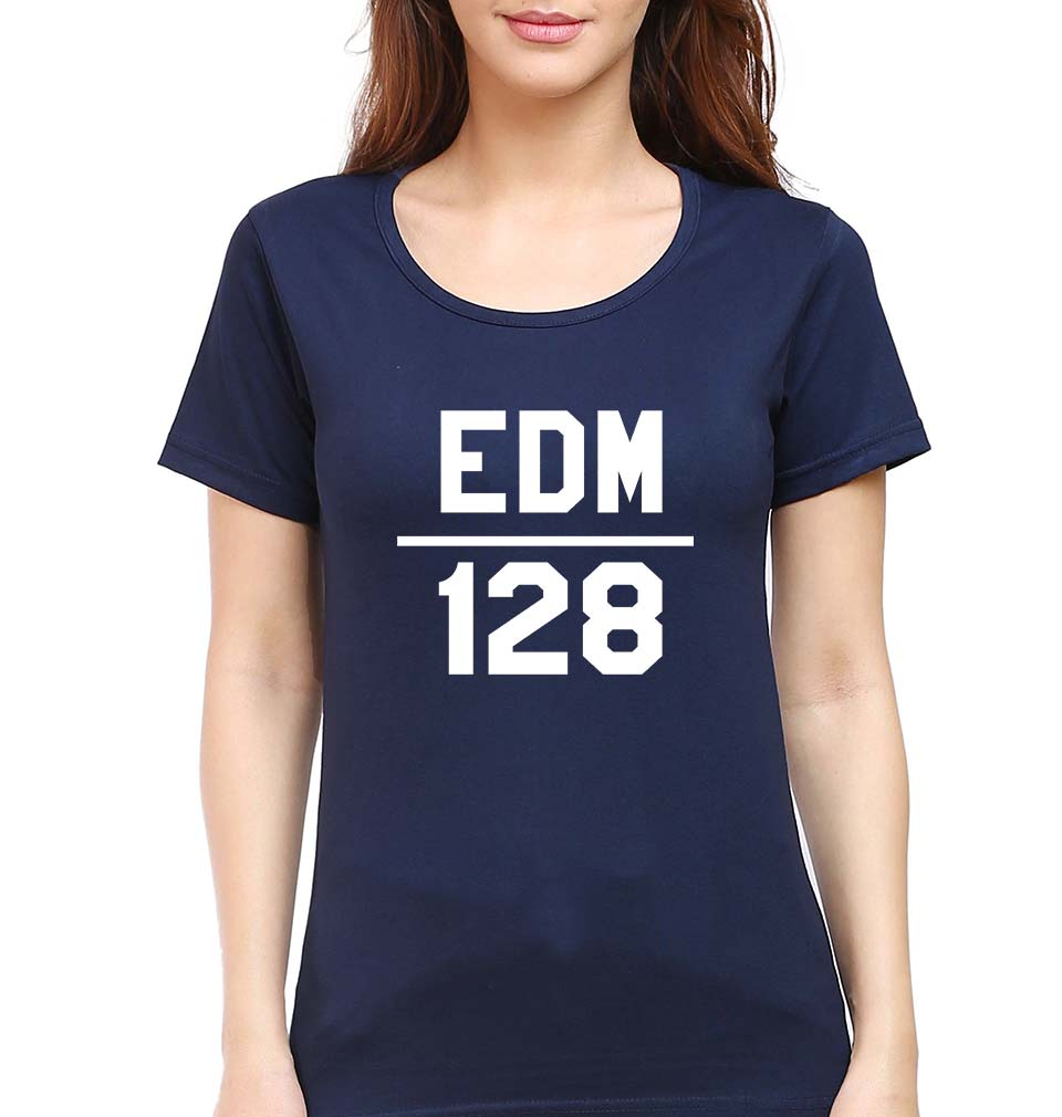 EDM T-Shirt for Women-Navy Blue-Ektarfa.online
