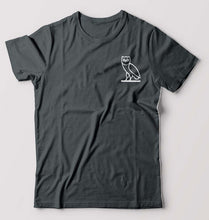 Load image into Gallery viewer, OVO Logo T-Shirt for Men-S(38 Inches)-Steel grey-Ektarfa.online
