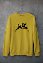 Load image into Gallery viewer, Metallica Unisex Sweatshirt for Men/Women-S(40 Inches)-Mustard Yellow-Ektarfa.online
