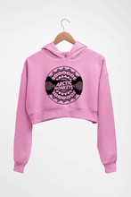 Load image into Gallery viewer, Arctic Monkeys Crop HOODIE FOR WOMEN-Light Baby Pink-Ektarfa.online
