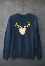 Load image into Gallery viewer, Flash Superhero Unisex Sweatshirt for Men/Women-Navy Blue-Ektarfa.online
