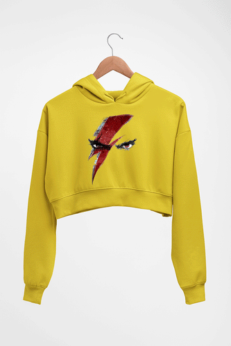 God of War Crop HOODIE FOR WOMEN-Mustard Yellow-Ektarfa.online