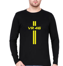 Load image into Gallery viewer, Valentino Rossi(VR 46) Full Sleeves T-Shirt for Men-S(38 Inches)-Black-Ektarfa.online
