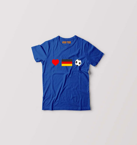 Germany Kids T-Shirt for Boy/Girl-Royal Blue-Ektarfa.online