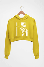 Load image into Gallery viewer, Alucard Crop HOODIE FOR WOMEN-Mustard Yellow-Ektarfa.online
