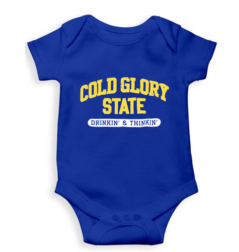 Varsity Cold Glory Kids Romper For Baby Boy/Girl-Royal blue-Ektarfa.online