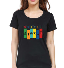 Load image into Gallery viewer, Gym T-Shirt for Women-Black-Ektarfa.online
