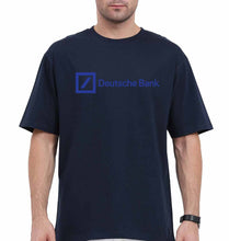 Load image into Gallery viewer, Deutsche Bank Oversized T-Shirt for Men-Navy Blue-Ektarfa.online
