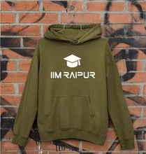 Load image into Gallery viewer, IIM Raipur Unisex Hoodie for Men/Women-S(40 Inches)-Olive Green-Ektarfa.online
