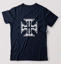 Load image into Gallery viewer, Triple H WWE T-Shirt for Men-S(38 Inches)-Navy Blue-Ektarfa.online
