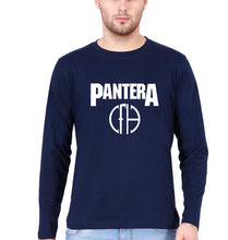 Load image into Gallery viewer, Pantera Full Sleeves T-Shirt for Men-Navy Blue-Ektarfa.online
