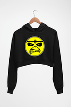 Load image into Gallery viewer, Iron Maiden Crop HOODIE FOR WOMEN-Black-Ektarfa.online
