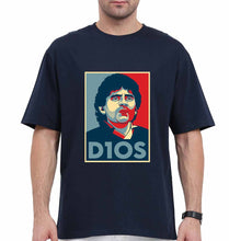 Load image into Gallery viewer, Diego Maradona Oversized T-Shirt for Men-Navy Blue-Ektarfa.online
