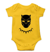 Load image into Gallery viewer, Black Panther Superhero Kids Romper For Baby Boy/Girl-0-5 Months(18 Inches)-Yellow-Ektarfa.online
