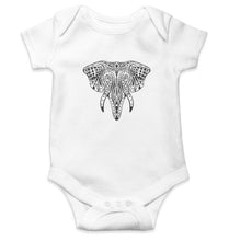 Load image into Gallery viewer, ETHINIC_ELEPHANT Kids Romper For Baby Boy/Girl-0-5 Months(18 Inches)-White-Ektarfa.online
