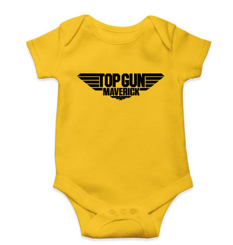 Top Gun Kids Romper For Baby Boy/Girl-Yellow-Ektarfa.online
