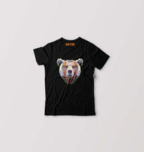 Load image into Gallery viewer, Bear Kids T-Shirt for Boy/Girl-0-1 Year(20 Inches)-Black-Ektarfa.online
