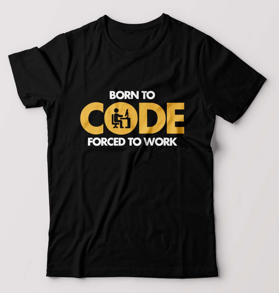 Coder Geek T-Shirt for Men-Black-Ektarfa.online