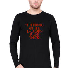 Load image into Gallery viewer, House of the Dragon (GOT) Full Sleeves T-Shirt for Men-Black-Ektarfa.online
