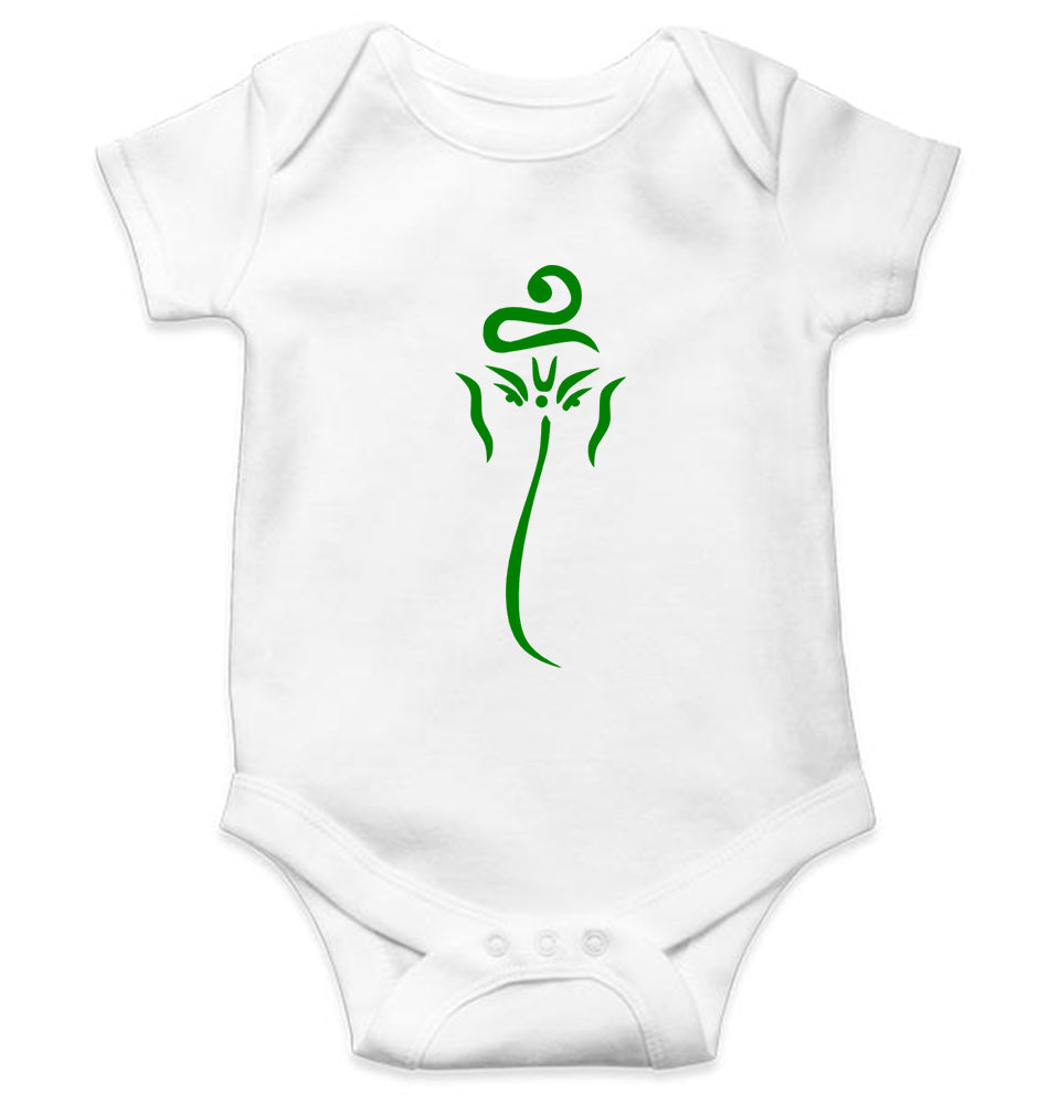 Ganesh JI Kids Romper For Baby Boy/Girl-0-5 Months(18 Inches)-White-Ektarfa.online