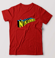 Load image into Gallery viewer, Nikamma T-Shirt for Men-Red-Ektarfa.online
