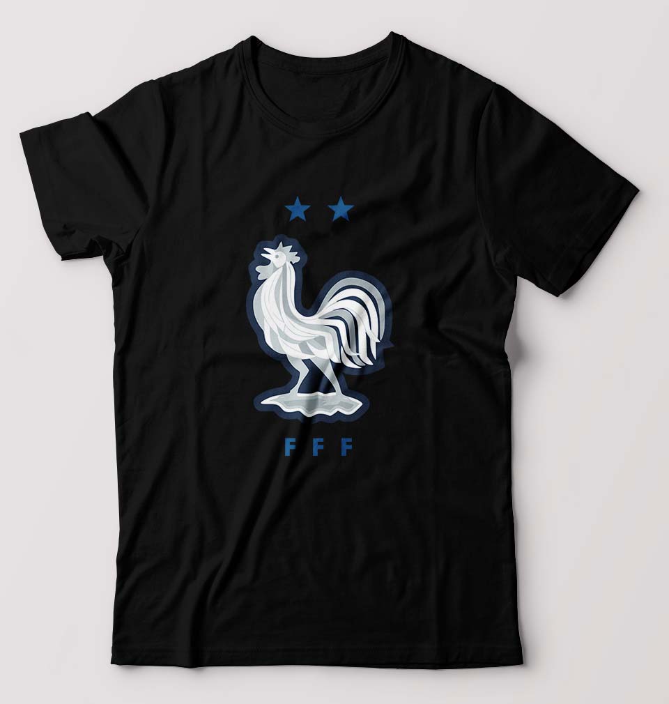 France Football T-Shirt for Men-Black-Ektarfa.online