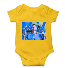 Load image into Gallery viewer, Erling Haaland Kids Romper For Baby Boy/Girl-0-5 Months(18 Inches)-Yellow-Ektarfa.online
