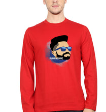 Load image into Gallery viewer, Virat Kohli Full Sleeves T-Shirt for Men-S(38 Inches)-Red-Ektarfa.online
