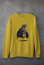 Load image into Gallery viewer, Samurai Unisex Sweatshirt for Men/Women-S(40 Inches)-Mustard Yellow-Ektarfa.online
