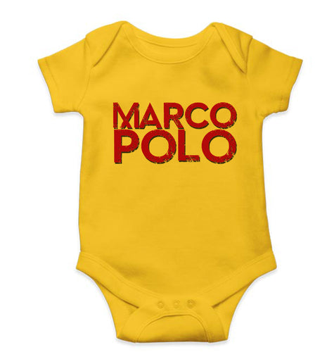 Marco Polo Kids Romper For Baby Boy/Girl-Yellow-Ektarfa.online