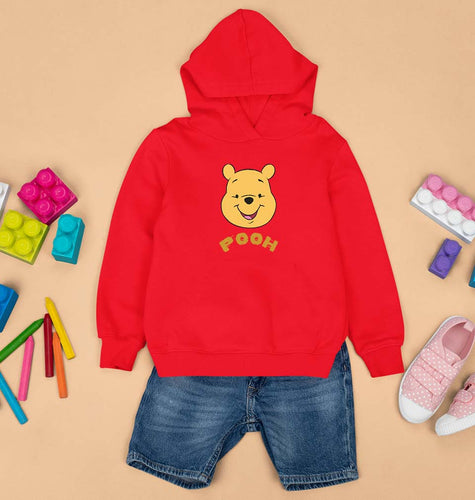 Pooh Kids Hoodie for Boy/Girl-Red-Ektarfa.online